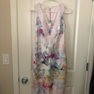 Ted Baker colorful pink dress